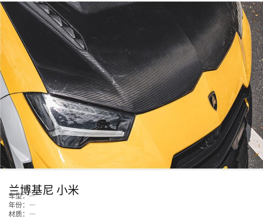 Lamborghini Xiaomi Part