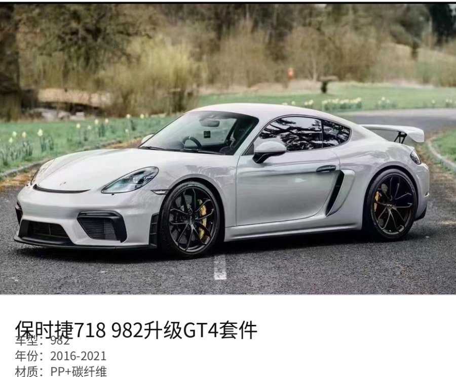 Porsche 982 GT4 Kit