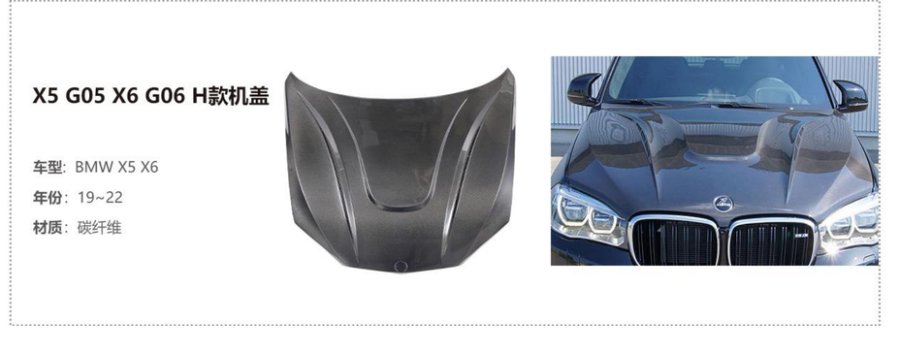 BMW X5 X6 H Hood
