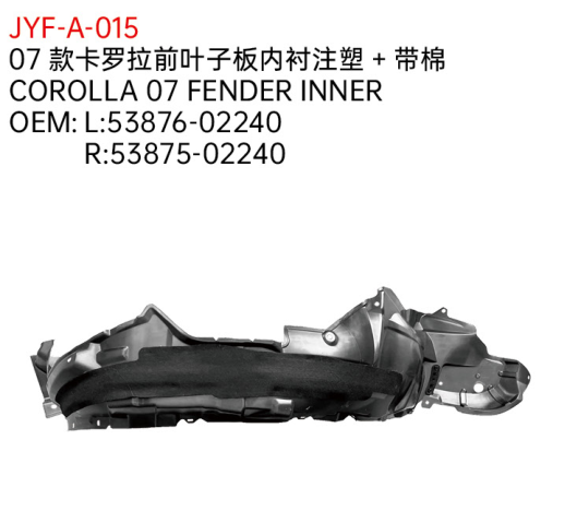 COROLLA 07 FENDER INNER