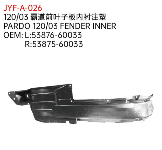 PARDO 120/03 FENDER INNER