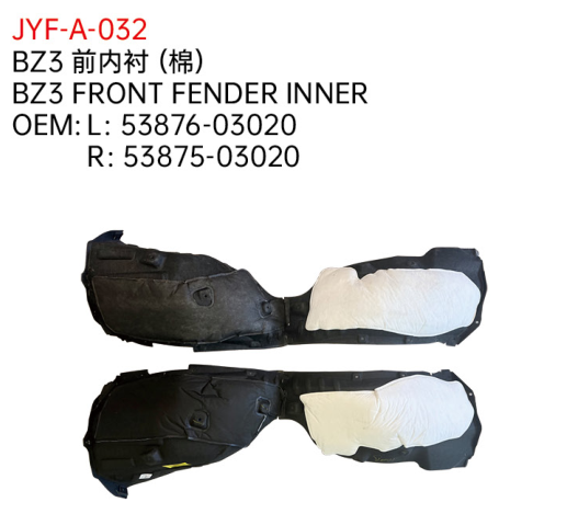 BZ3 FRONT FENDER INNER