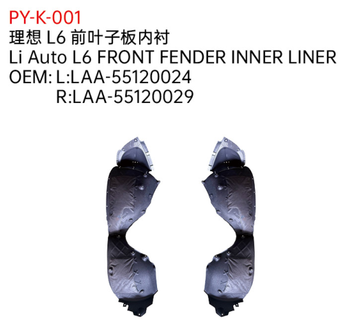 Li Auto L6 FRONT FENDER INNER LINER
