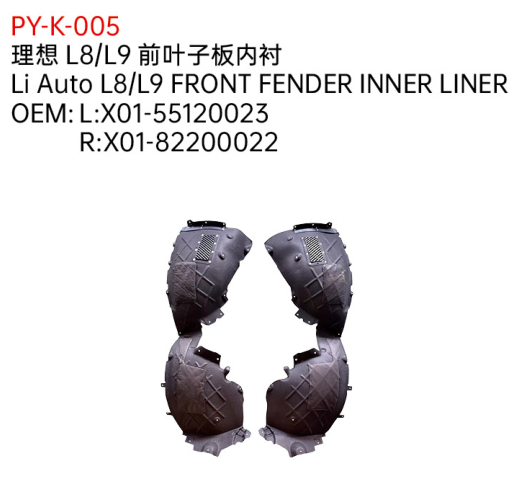 Li Auto L8/L9 FRONT FENDER INNER LINER
