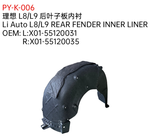 Li Auto L8/L9 REAR FENDER INNER LINER