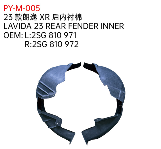 LAVIDA 23 REAR FENDER INNER