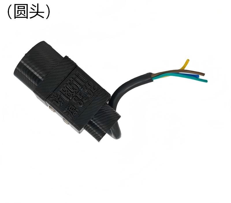 Plug-In Wiring Connector, Round (No Wire-Cutting Needed)