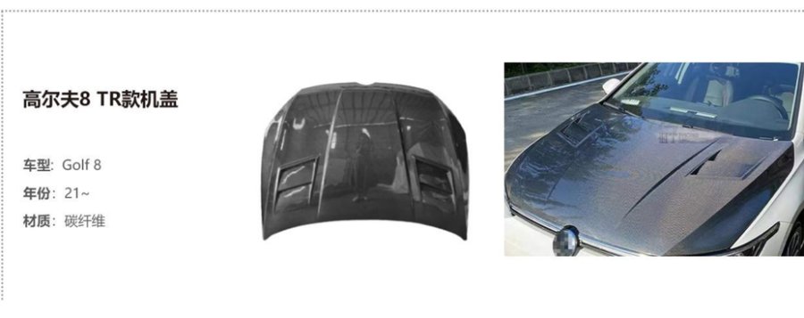 Volkswagen Golf 8 TR Hood