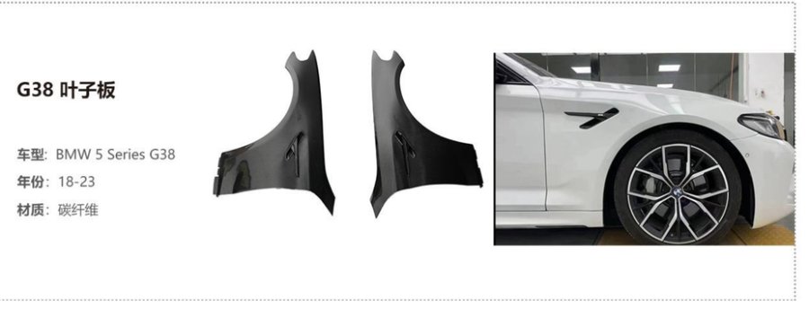 BMW 5 Series G38 Fender