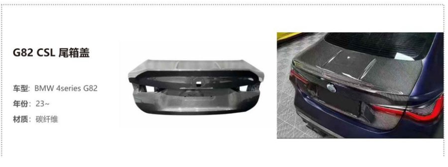 BMW 4 Series G82 CSL Trunk Lid