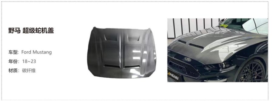 Ford Mustang Super Snake Hood