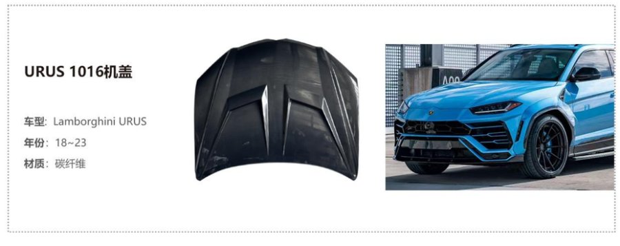 Lamborghini URUS 1016 Hood